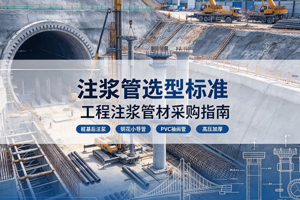 阿拉善右旗注浆管选型标准