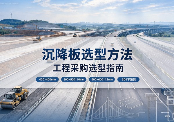 阿拉善右旗沉降板选择方法