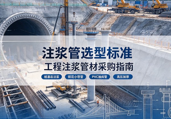 阿拉善右旗注浆管选型标准